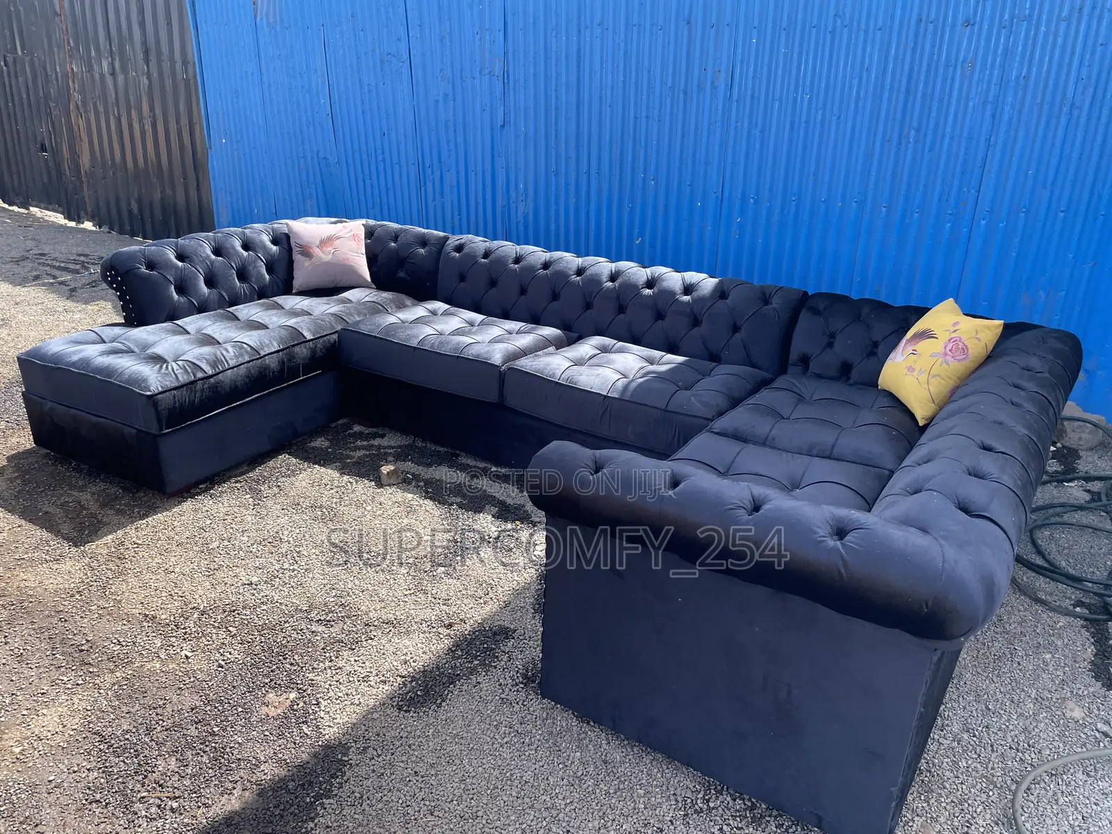 A Modern Chesterfield U ~ Shape Couch