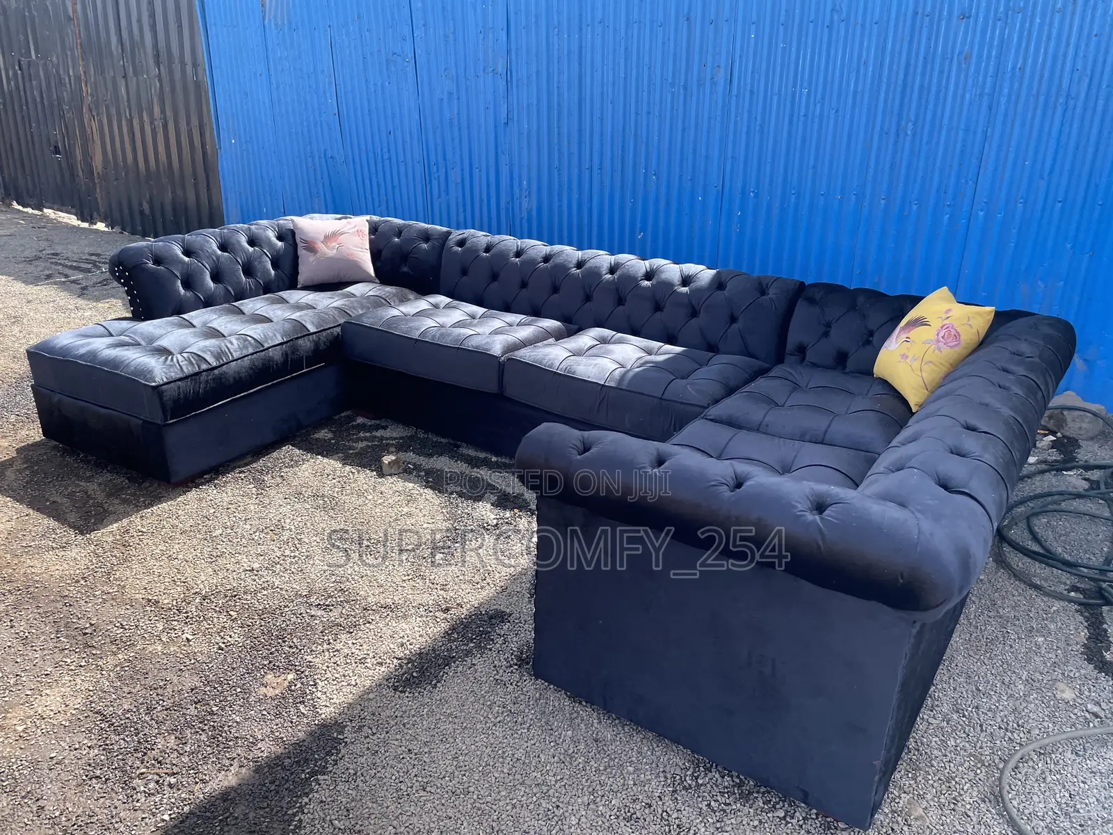 A Modern Chesterfield U ~ Shape Couch