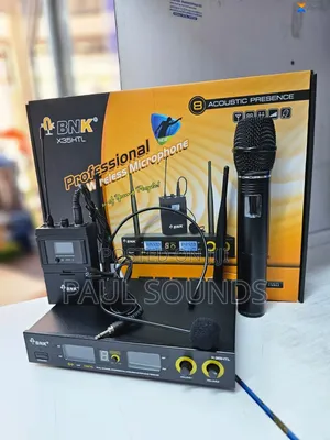 BNK X35htl Professional Dual-Channel Uhf Wireless Microphone System