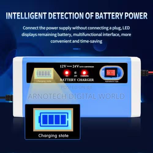 12v- 24v Fully Automatic Smart Battery Maintenance Charger - thumbnail 3