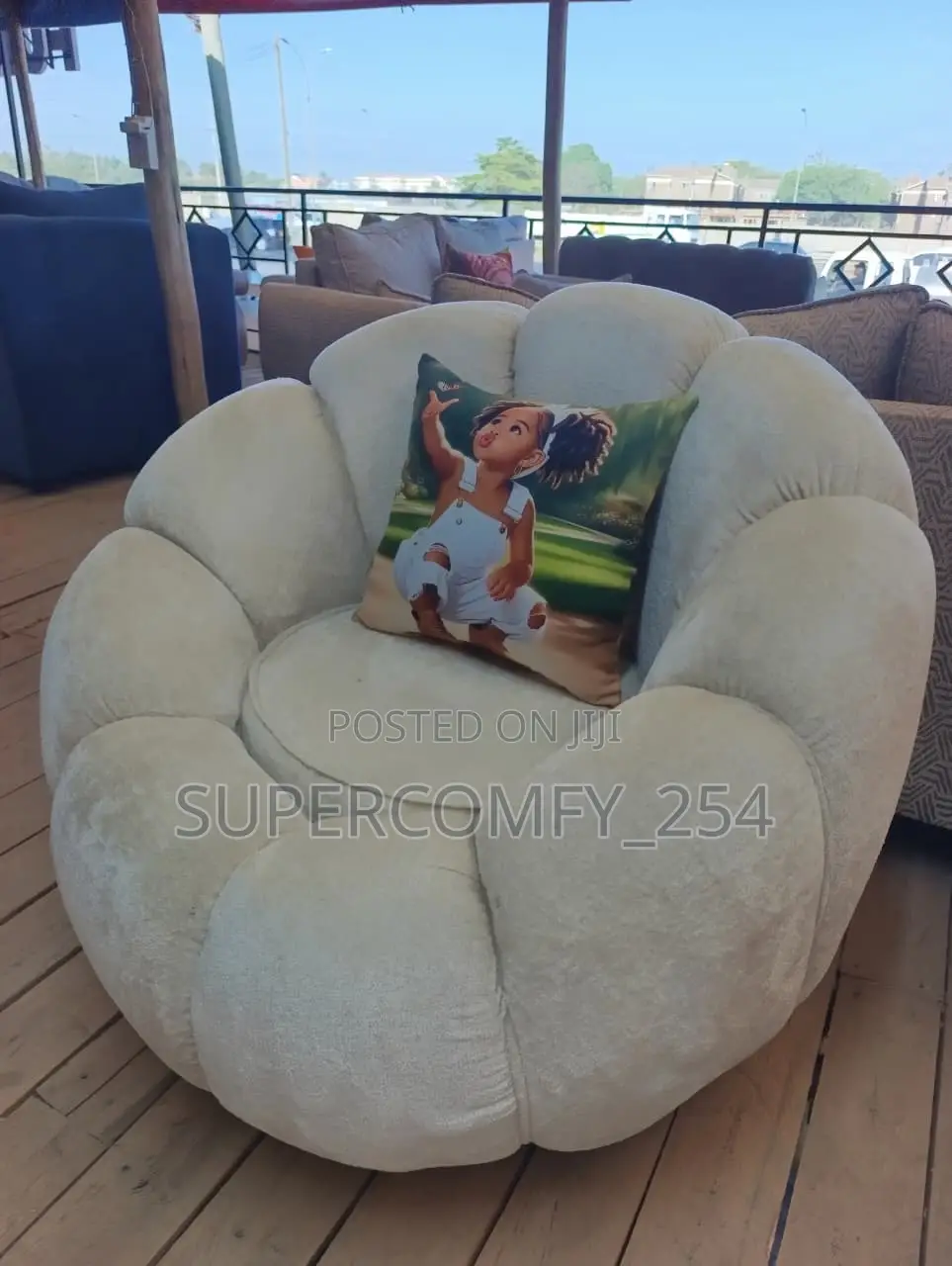 Cozy Pumpkin Sofa