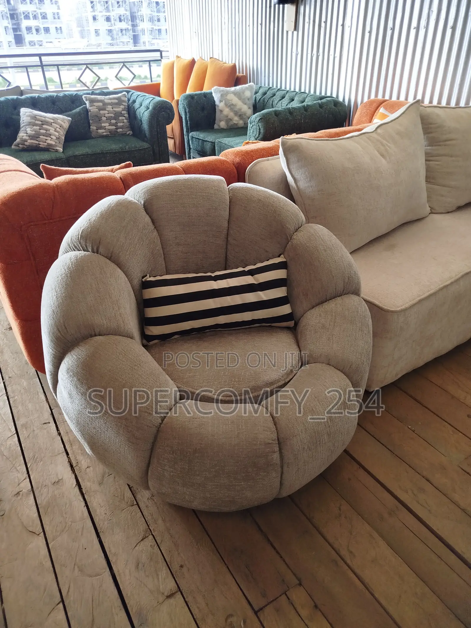 Cozy Pumpkin Sofa