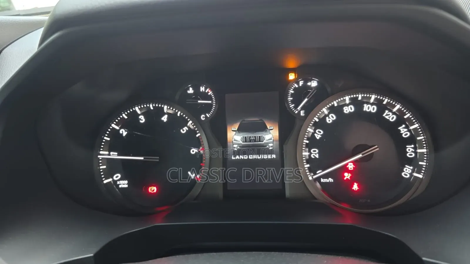 Toyota Land Cruiser Prado 2019 Red