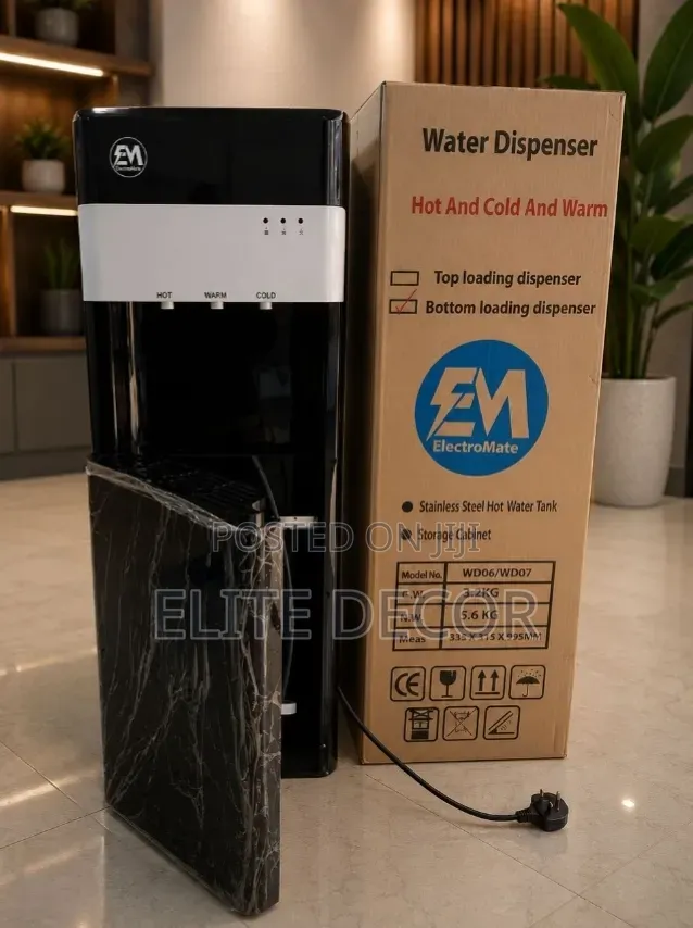 Electromate Water Dispenser Bottom Loader Hot ,Cold Normal
