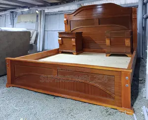 Classic Cypress Wooden Bed