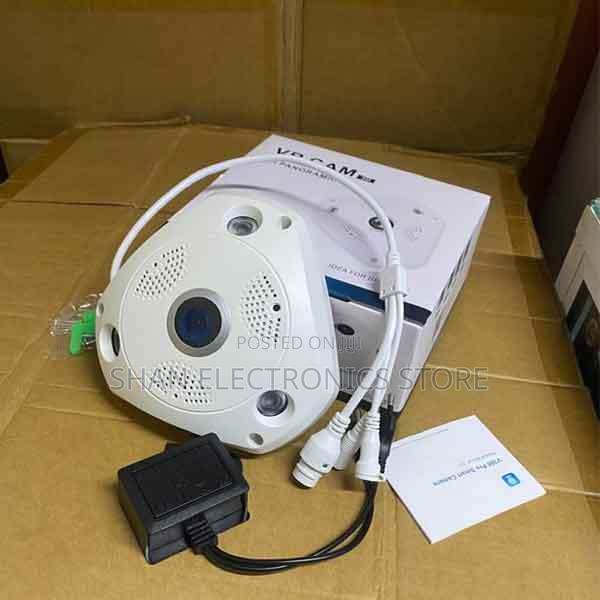 V7 Vr Ultra-Wide Fisheye Cam V380app Surveillance Fisheye Security Cam