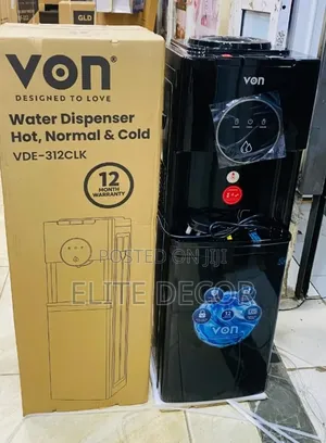 Von Hot,Normal and Cold Dispenser Vde-312clk Top Load
