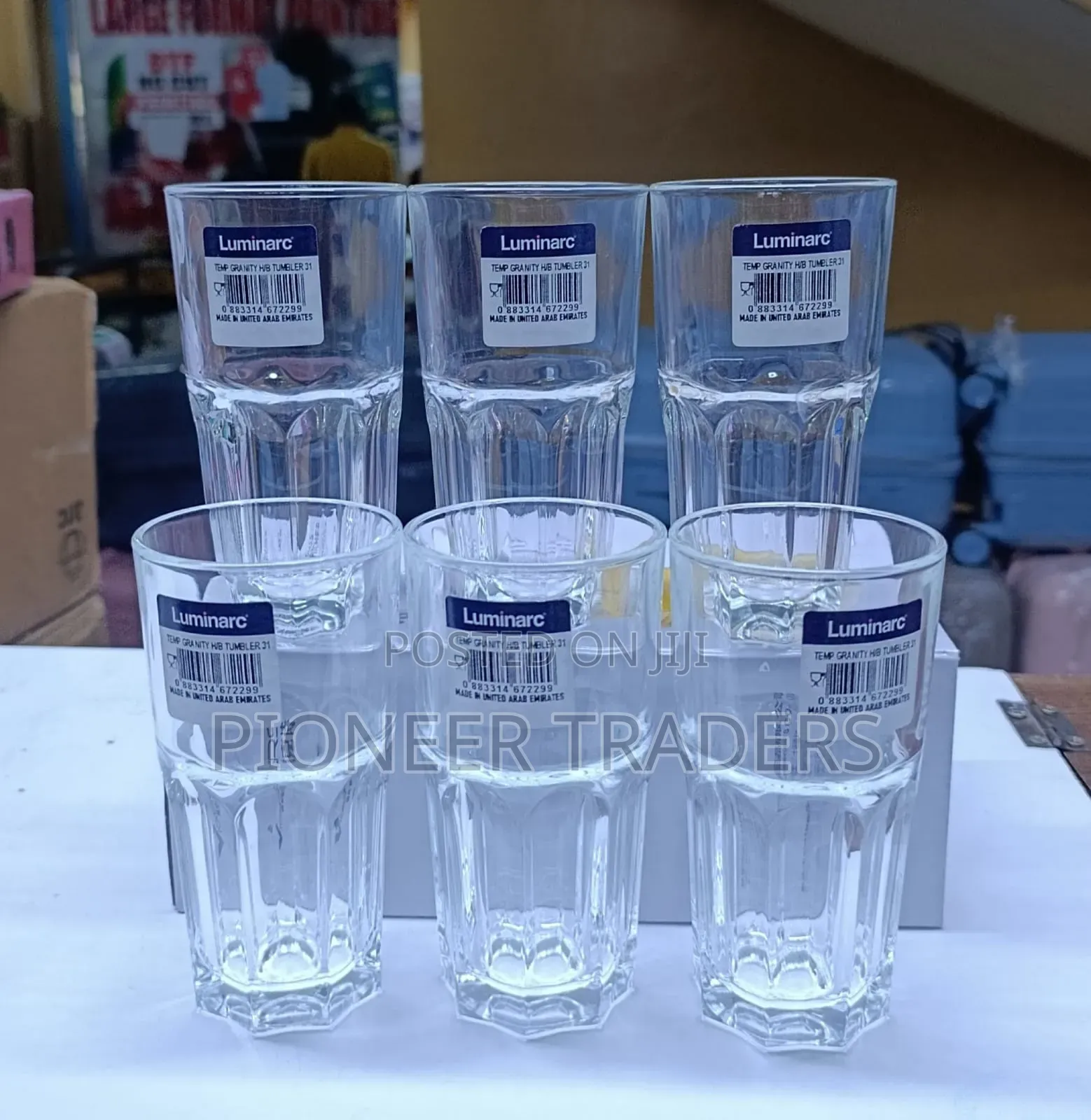 6pcs Luminarc Glasses