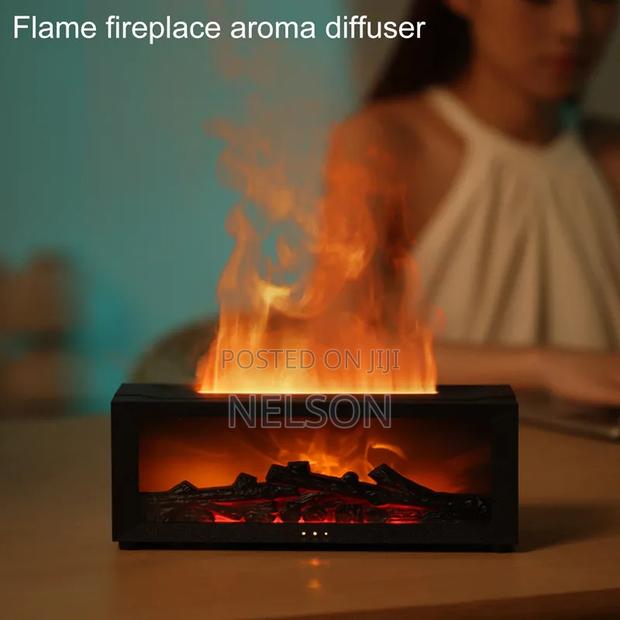 Flame Fire Place Aroma Diffuser Humidifier - thumbnail 2