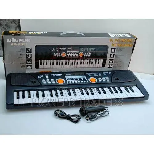 49 Keys Piano With Microphone and Charging Cable