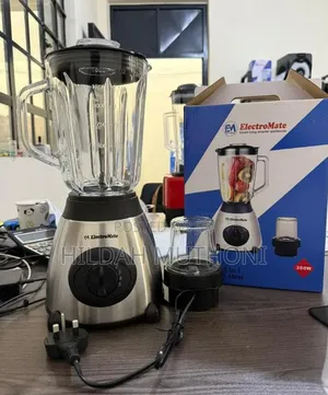 Electromate Powerful 2 in 1 Blender With Glass Jar - 1.5l