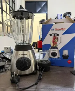 Electromate Powerful 2 in 1 Blender With Glass Jar - 1.5l