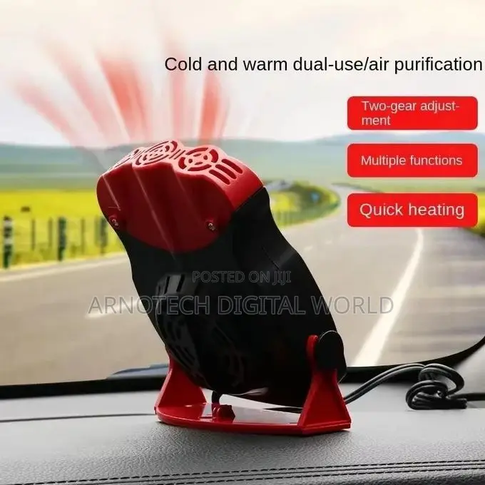 2in1car Heater Defroster Portable Fan 150w