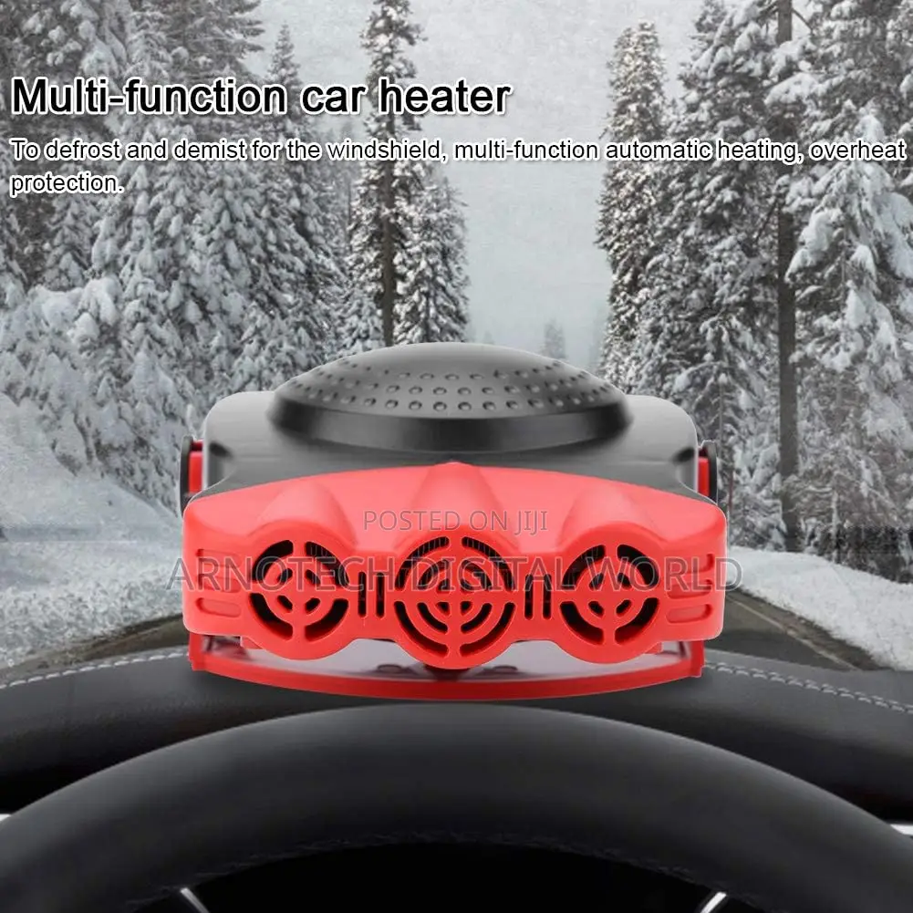 2in1car Heater Defroster Portable Fan 150w