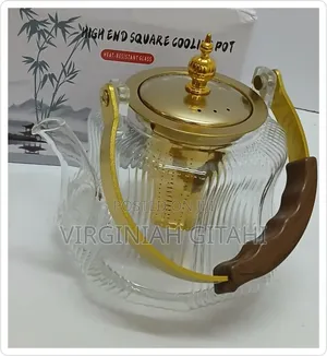 Heat Resistant Glass Teapot With Strainer Infuser