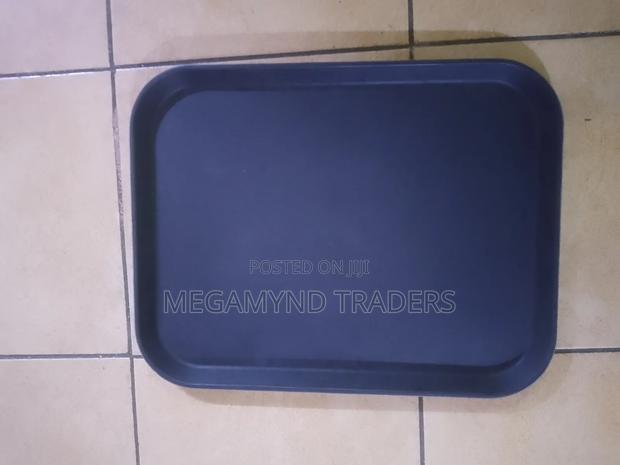 Serving Tray Nonslip 46cm / Rectangle Rubber Tray - thumbnail 2