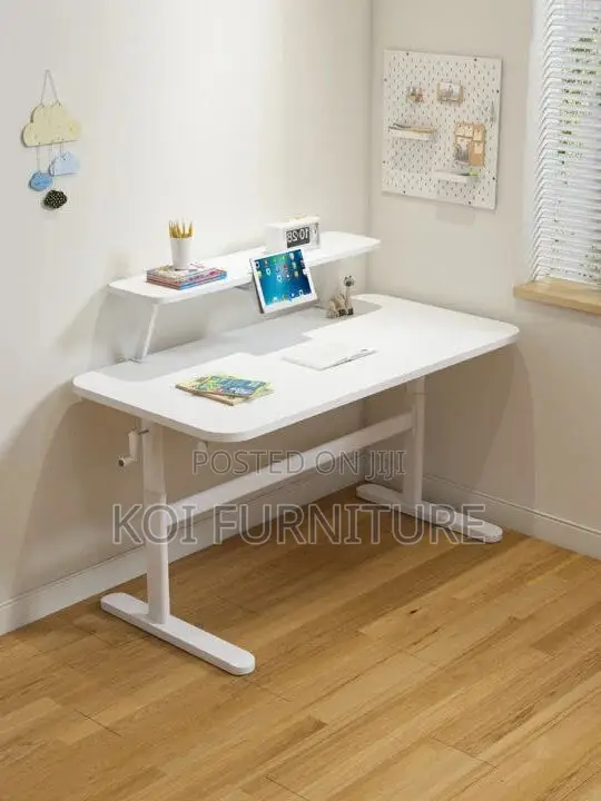 Office Desk; Home Office Working Manual Adjustable Desk