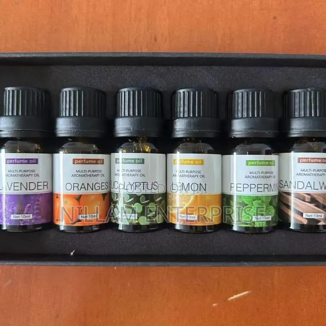 6 Pc Set 100% Pure Natural Aromatherapy Essential Oils