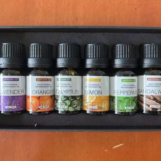 6 Pc Set 100% Pure Natural Aromatherapy Essential Oils