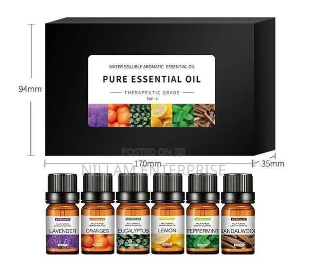 6 Pc Set 100% Pure Natural Aromatherapy Essential Oils - thumbnail 3
