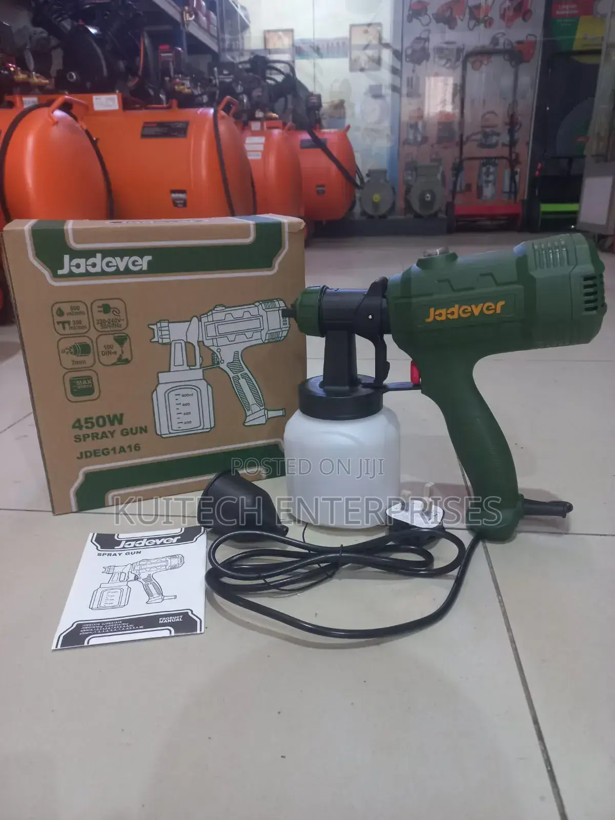 450w Electric Spray Gun/ Paint Sprayer Jadever