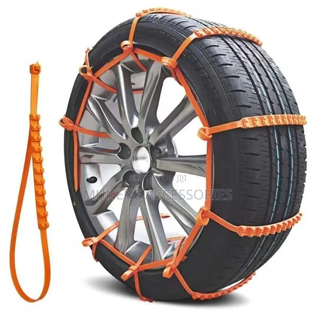 5pc Reusable Snow Tire Chain for Trucks Suv Anti-Skid Traction Chains