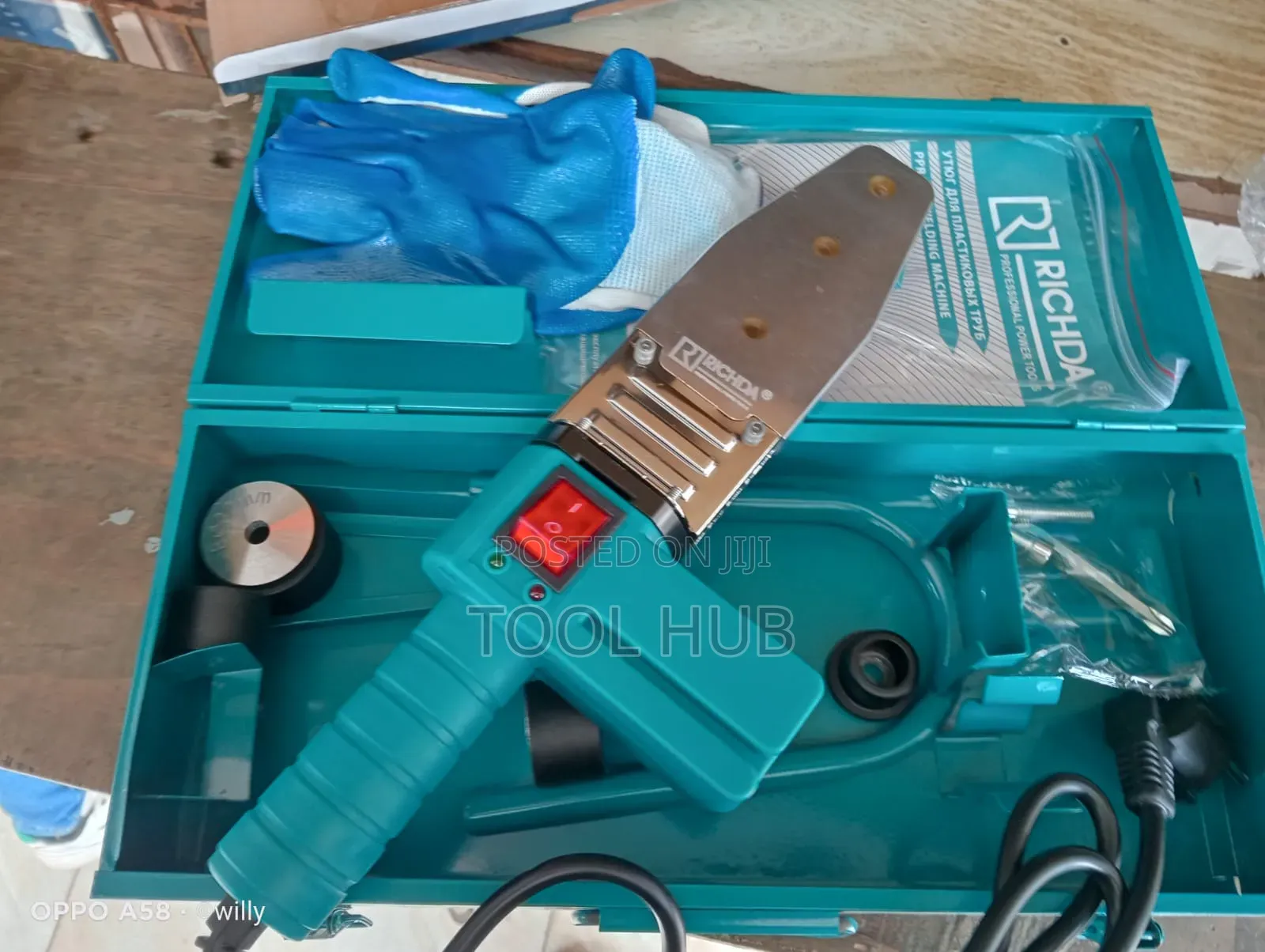 PPR Pipe Welding Machine / 1200w Plastic Pipe Fusion Welderj