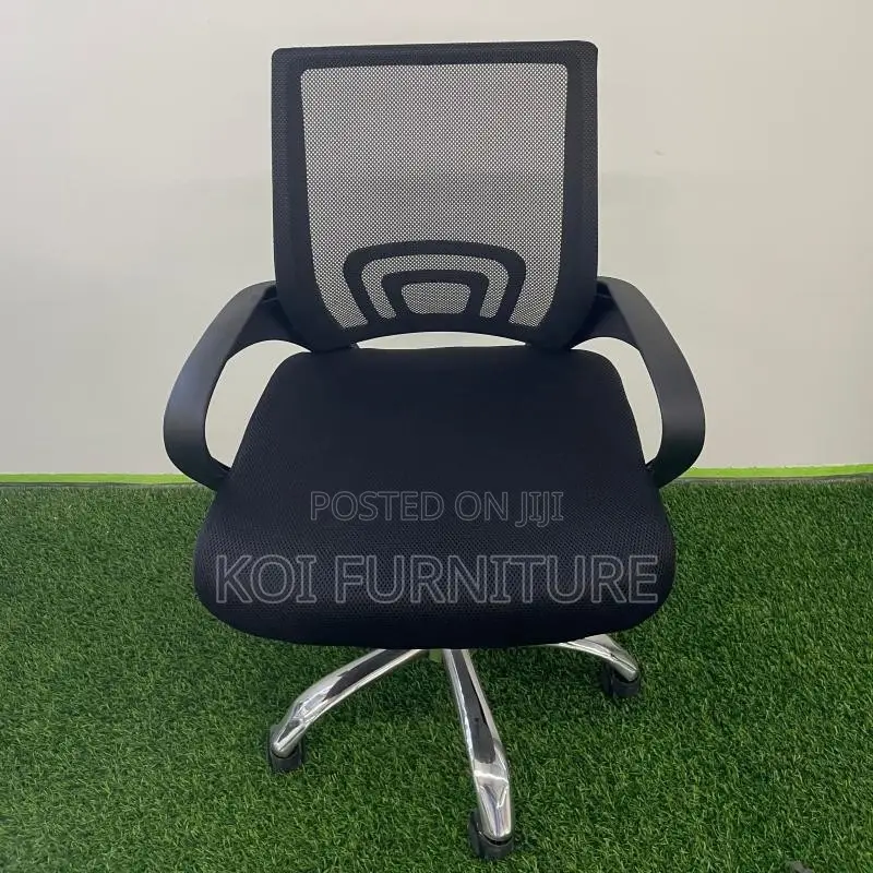 Office Chairs; Clerical Black Mesh Home Office Set Up Chairs