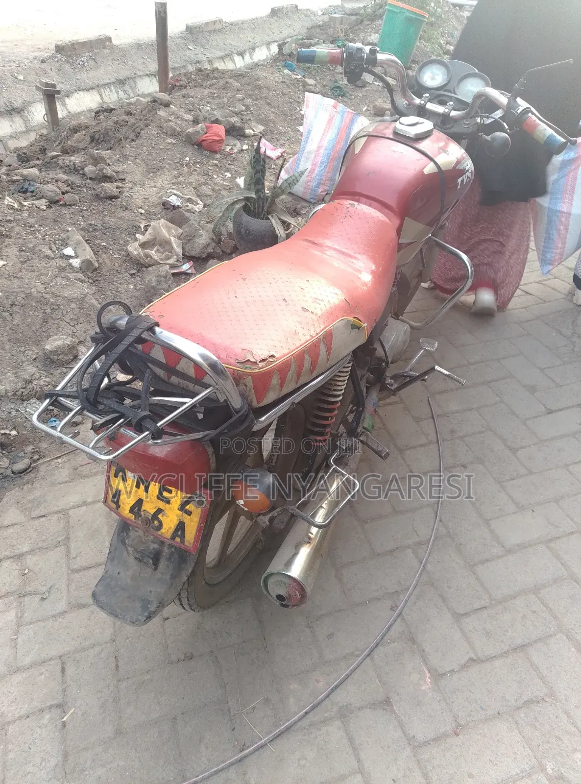 TVS XL 100 2019 Red