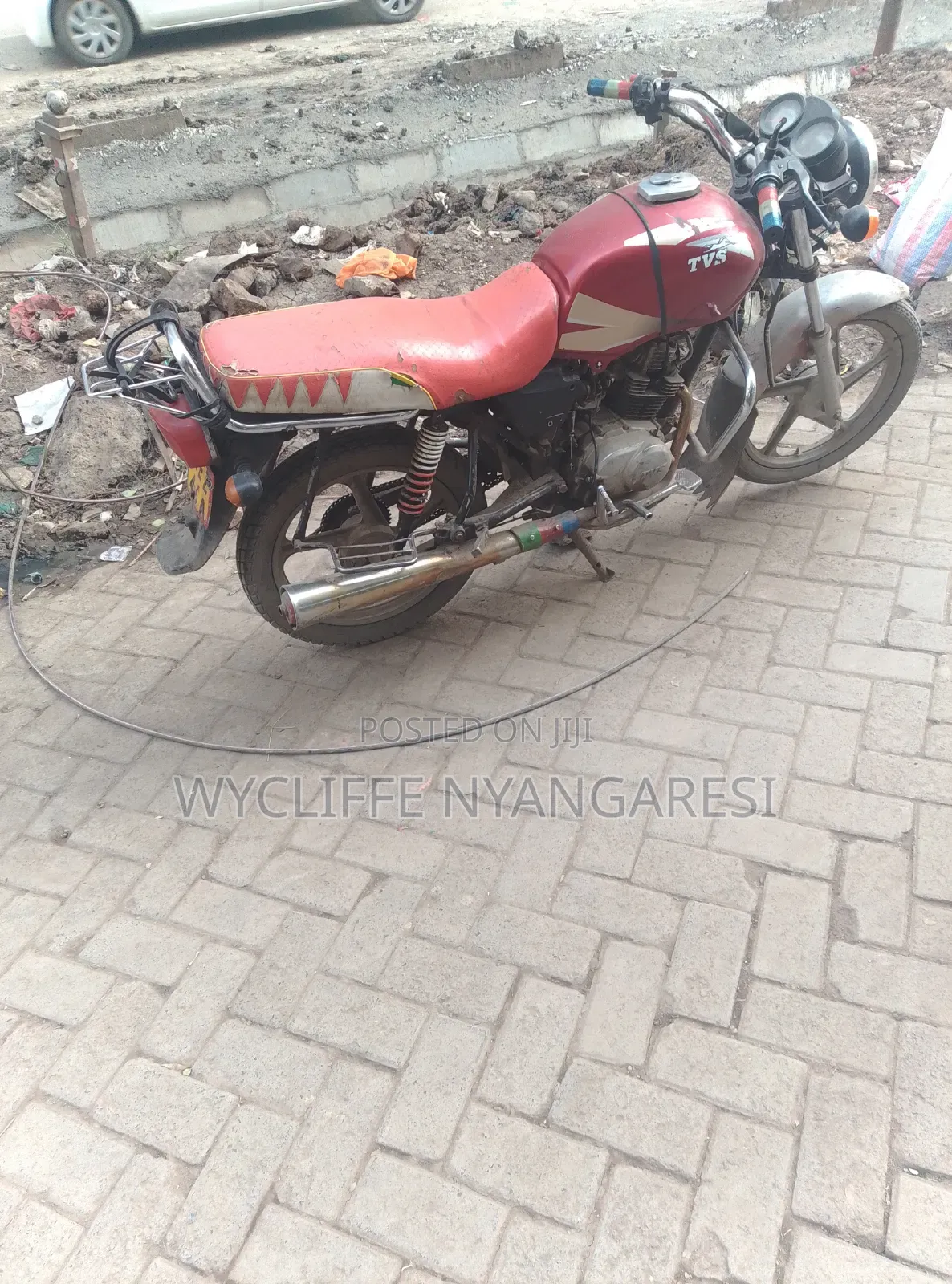 TVS XL 100 2019 Red