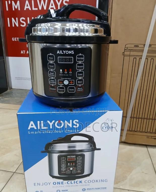 Ailyons Electric Pressure Cooker Capacity:5ltrs - main view