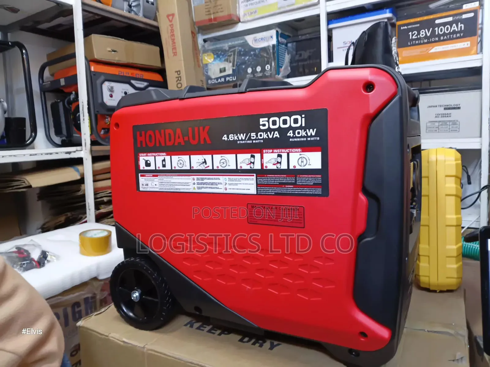 Honda-Uk 5000i 5000w Portable Silent Inverter Generator