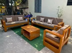 Modern Wooden Outdoor Sofa