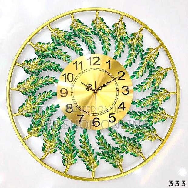 Metallic Demi Wall Clock