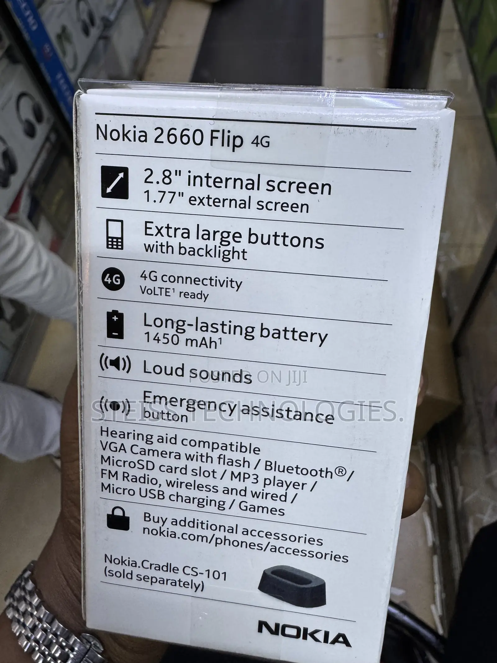 New Nokia 2660 Flip Black