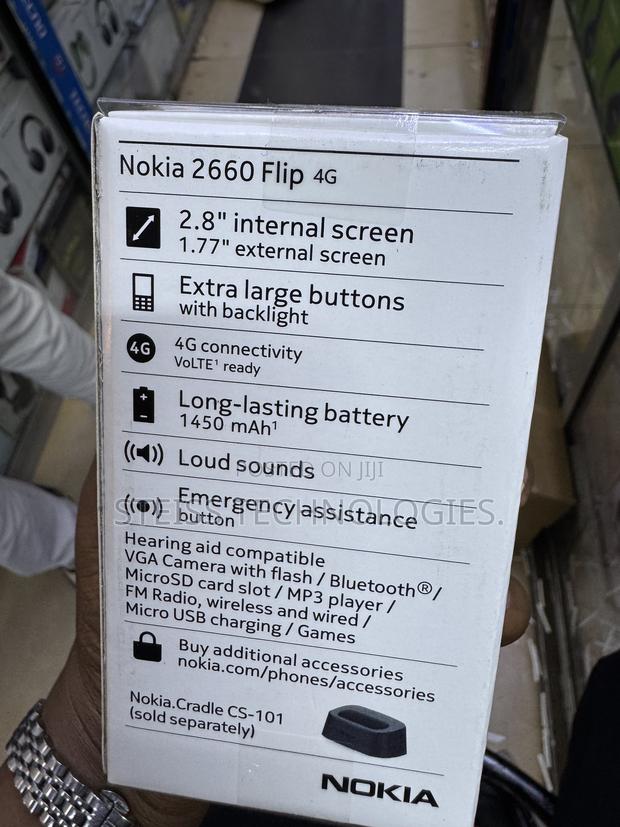 New Nokia 2660 Flip Black - thumbnail 10