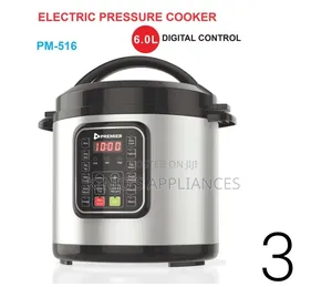 Premier Electric Pressure Cooker 6.0lts