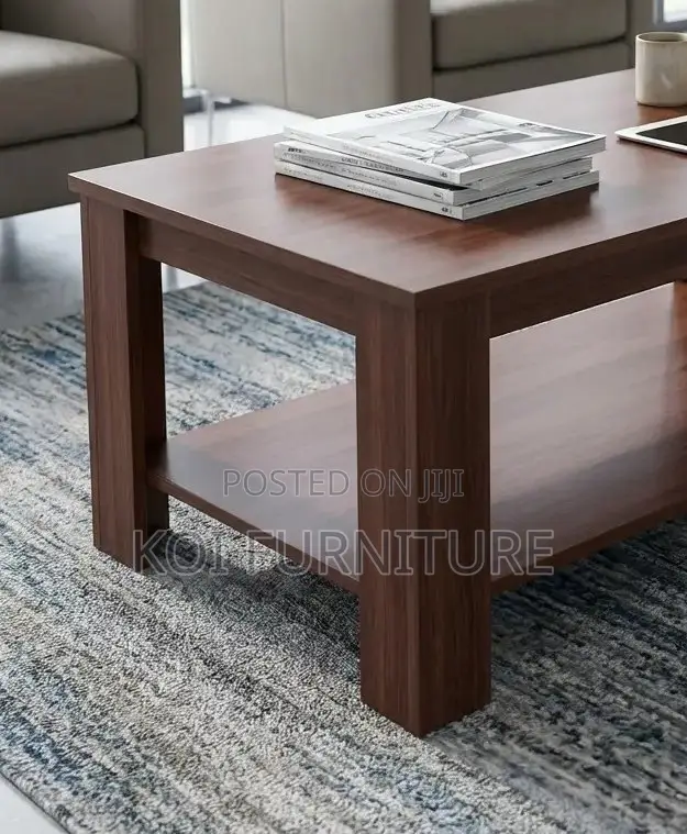 Coffee Table; Mahogany Multi Functional Receptioncoffee Table
