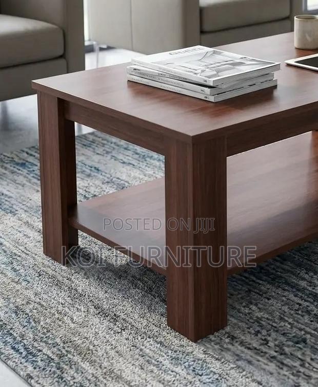 Coffee Table; Mahogany Multi Functional Receptioncoffee Table - thumbnail 3