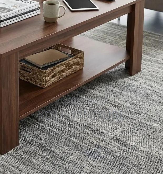 Coffee Table; Mahogany Multi Functional Receptioncoffee Table - thumbnail 4