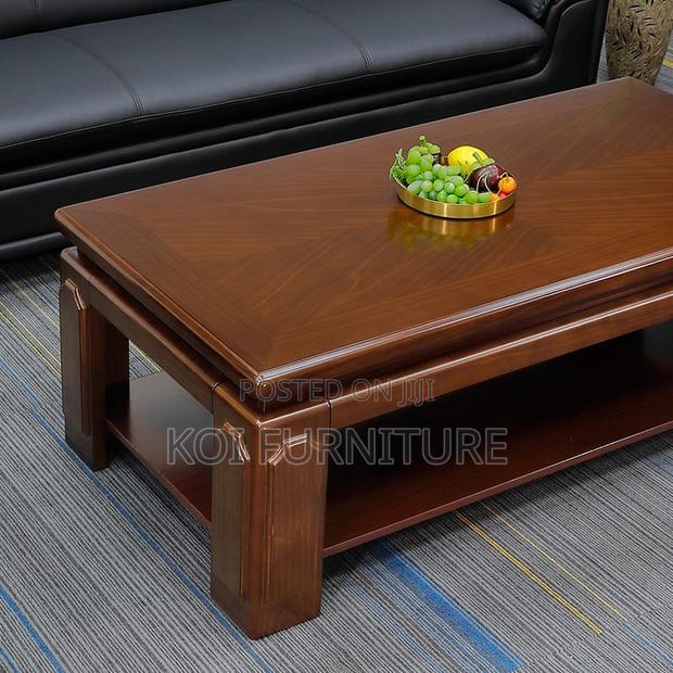 Coffee Table; Mahogany Multi Functional Receptioncoffee Table - thumbnail 5