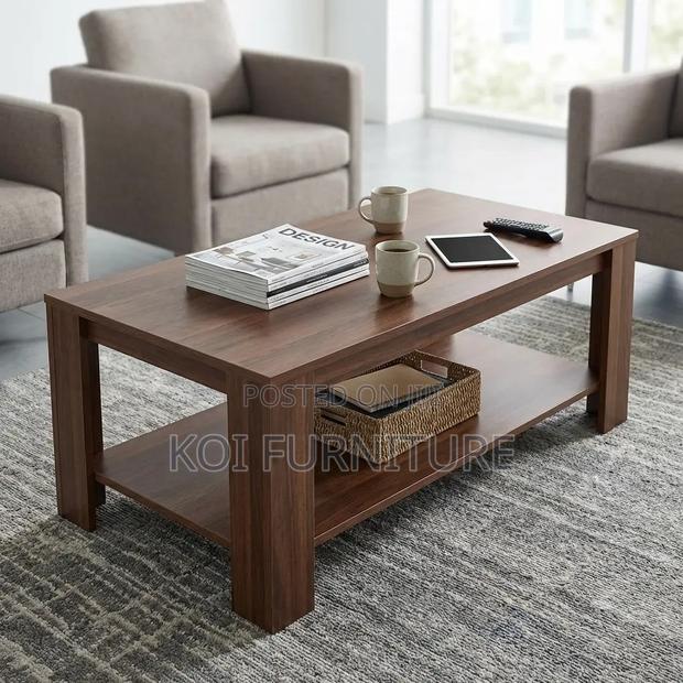 Coffee Table; Mahogany Multi Functional Receptioncoffee Table - thumbnail 6
