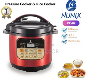 Nunix Pc-02 Electric Pressure Cooker – 5 Litres