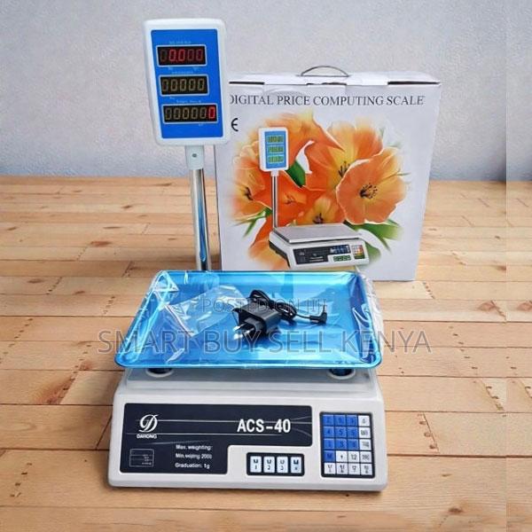 Accurate Weighing Acs40 Upto 40kgs Weight Price Digital Weighing Scale