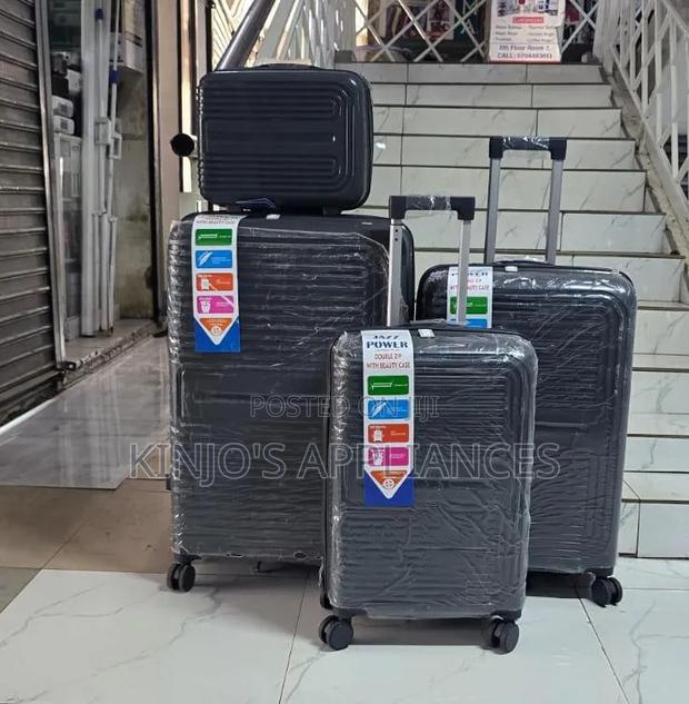 4 in 1 Luxurious Unbreakable Suitcase*(Double Zip and Expandable) - thumbnail 2