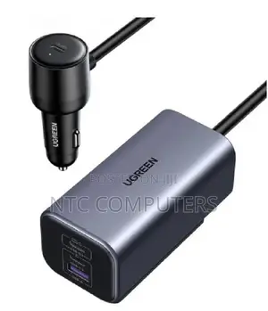 Ugreen 150w 4-Port Gan Fast Car Charger E706
