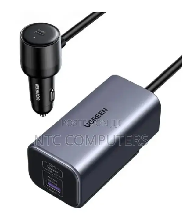 Ugreen 150w 4-Port Gan Fast Car Charger E706