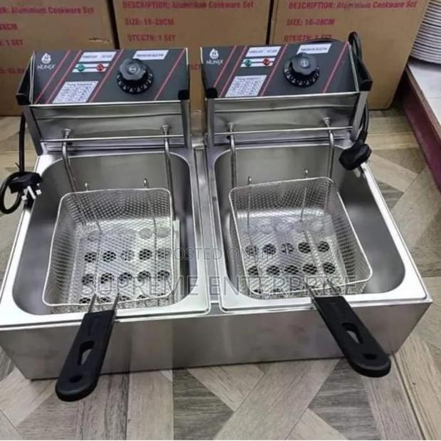 Electric Double Deep Fryer Electromate