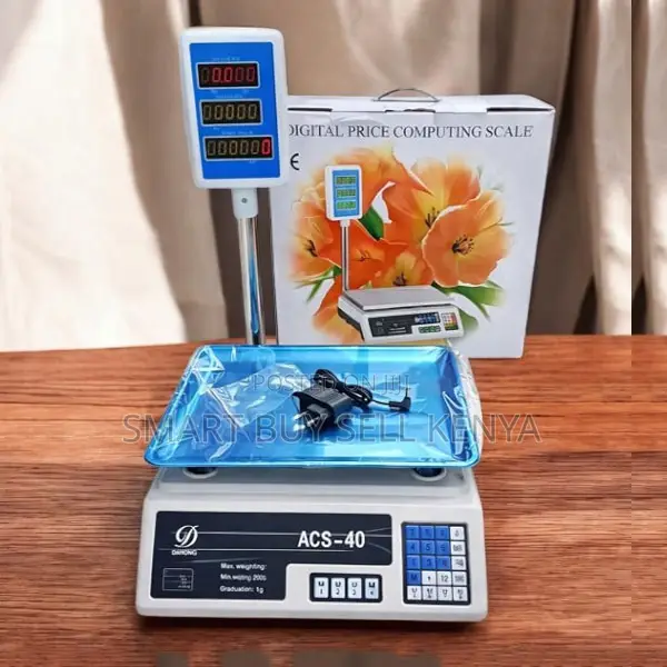 Pole Display Acs 40 Upto 40kgs Weight Price Digital Weighing Scale