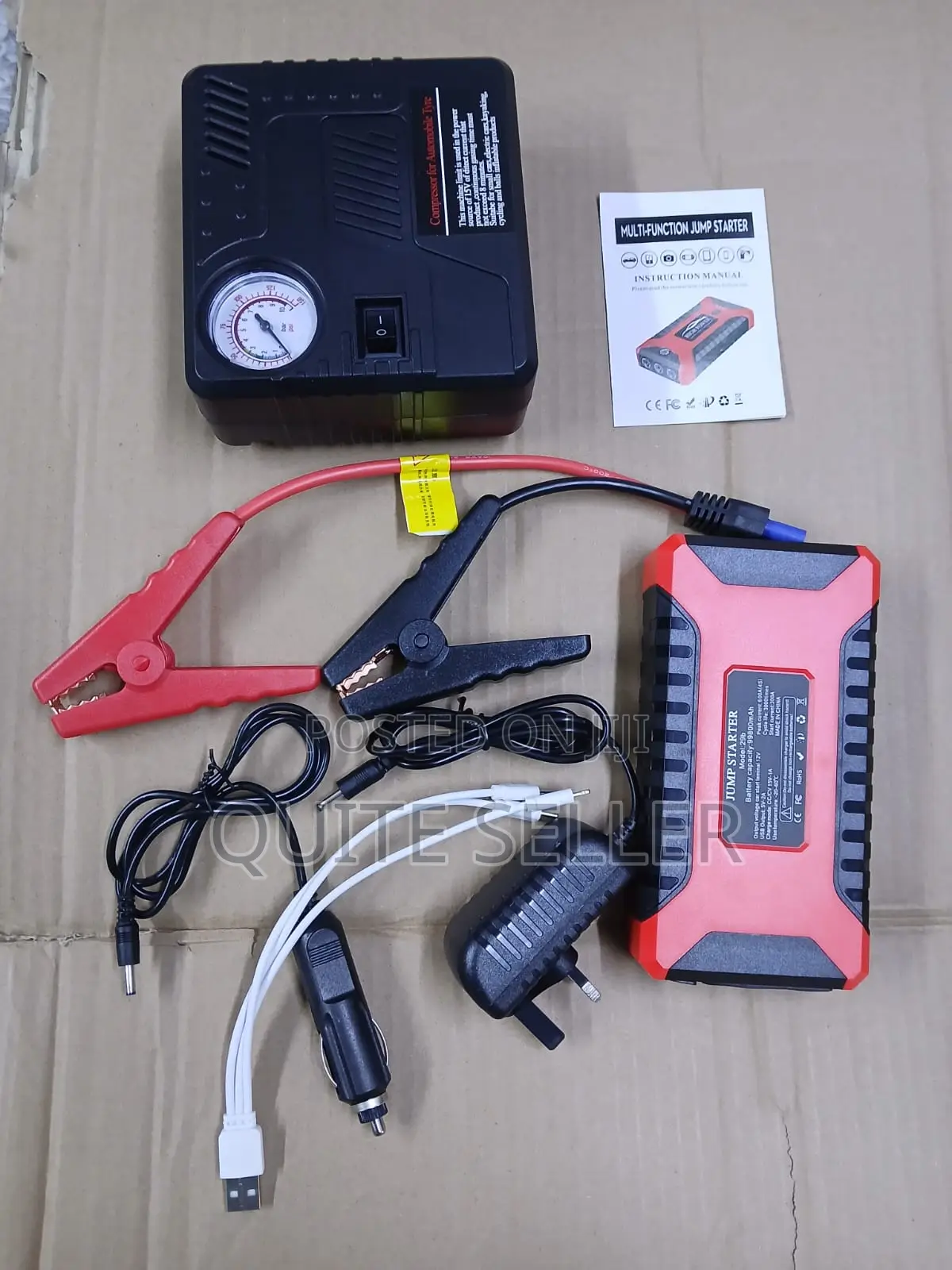 Rechargeable Car Battery Car Jumperkit Emergency Tool Set